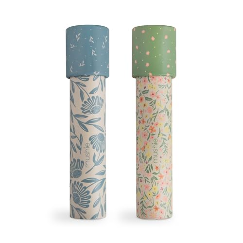 mushie Kaleidoscope 2-Pack (Floral Combo) | Toys for Kids 3 Years+