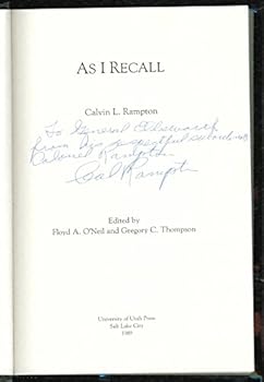 Hardcover As I Recall Book