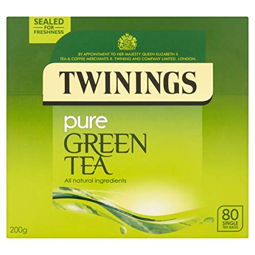 Twinings Pure Green Tea 320 Tea Bags (Multipack of 4 x 80 Tea Bags)