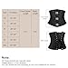 JASGOOD Women’s Black Underbust Corset Belt – Lace-Up Boned Waist Corset Fashion Bustier for Halloween,M
