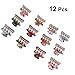 Produktbild Beaupretty 12 stücke Kleine Acryl Haargreifer Clips Kunststoff Rutschfeste Haarklammer Clips Floral Haarspangen für Mädchen dame