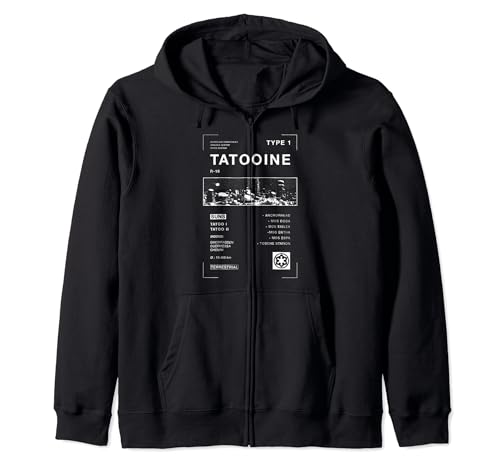 Star Wars Tatooine Zip Hoodie le cadeau idéal pour un geek