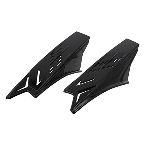 LAPYAPPE 2 Pcs Horn Ornament Helmet Black