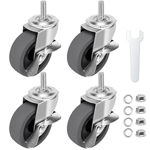 Wharstm WH3/8 Lenkrollen-Set mit Bremse