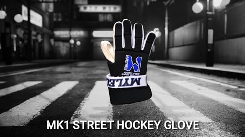 image for MyLec Youth Hockey Gloves, Adjustable Strap with Perfect Fit, Printed 