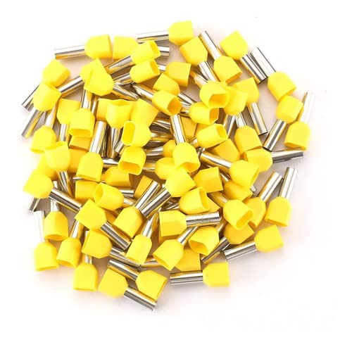 Kit 250pçs Terminal Tubular Ilhós Duplos 1,5/2,5 / 6mm
