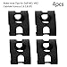 Acouto Brake Hose Clips 4pcs Brake Line Hose Retaining Clips for MK1 MK2 Cabriolet for 1.6 1.8 4D0611715B