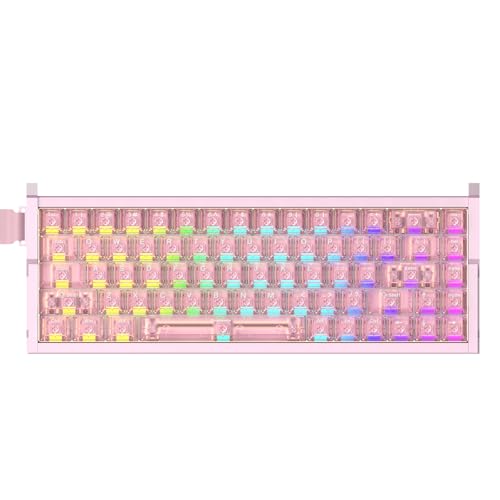Clavier magnétique IROK MG68 Plus rose anti-latence pour éviter les ratés