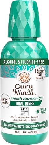 GuruNanda Oral Rinse Fresh Breath Mouthwash...
