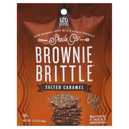 Sheila Gs Salted Caramel Brownie Brittle, 2.75 Ounce -- 8 per case.