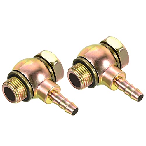 PATIKIL Hose Barb Fitting Elbow 8mm Barbed M16x1.5 Male Thread