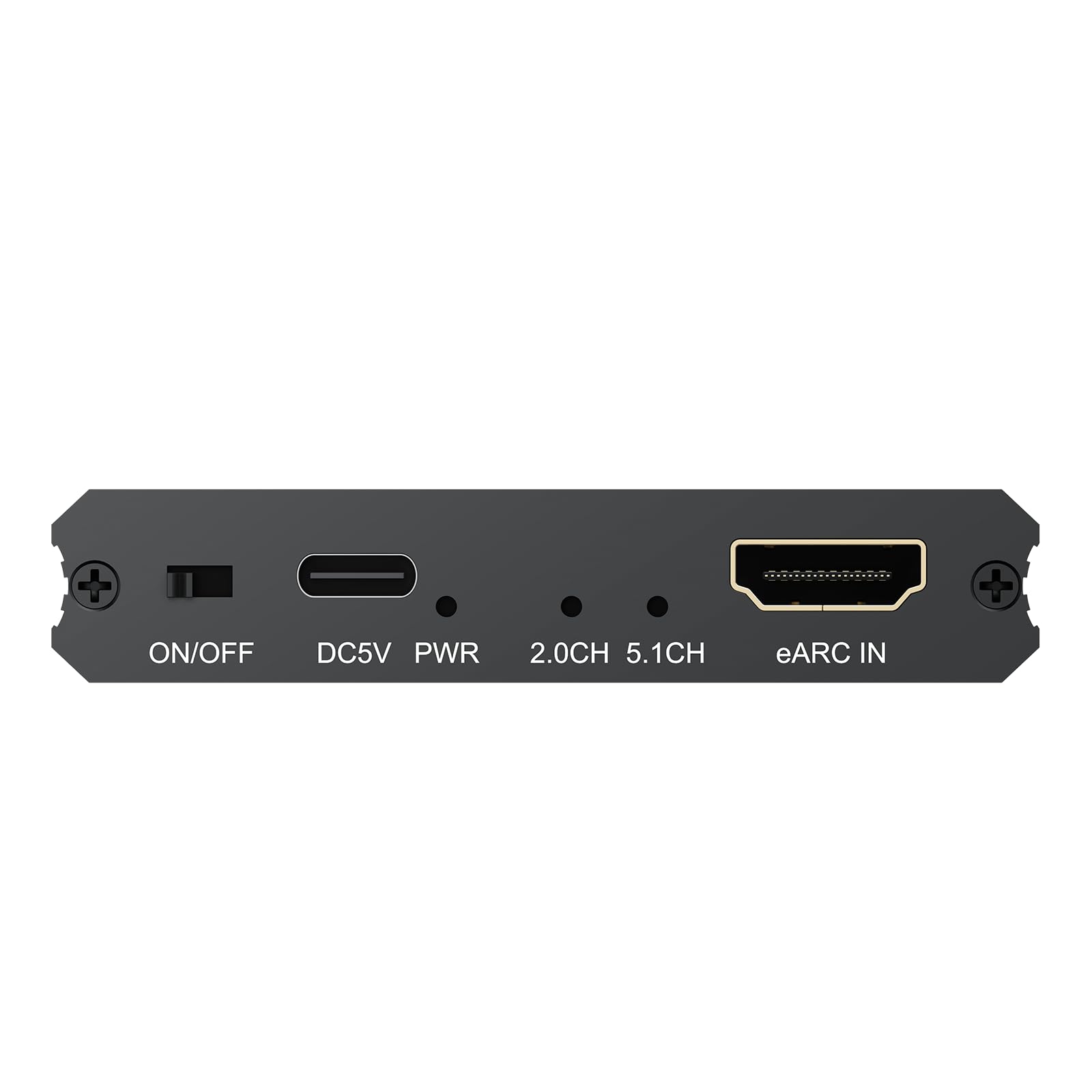 CAMWAY eARC Ekstraktor audio – HDMI ARC/eARC na światłowód, RCA, konwerter audio 3,5 mm, obsługuje dźwięk przestrzenny 5.1, łatwa konfiguracja soundbara, wzmacniacza, słuchawek, wyjścia audio TV