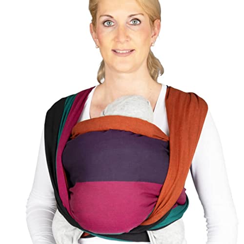 Hoppediz gewebtes Baby-Tragetuch ab Geburt, Neugeboren bis Kleinkind, 100%...