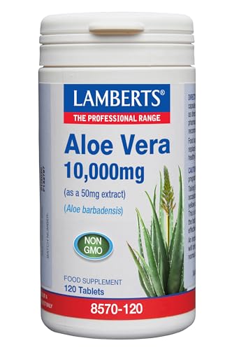 Lamberts Aloe Vera 10000mg - 120 Tabletas