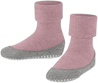 FALKE Unisex Dzieci Cosyshoe Skarpety Antypoślizgowe wypustki na filcowej podeszwie wygodne ciepłe z pluszem oddychająca regulująca temperaturę neutralizująca zapachy wełna 1 Para