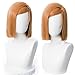 Orange Wig Bob Cosplay Wig for Jujutsu Kaisen, Probeauty Ginger Wig Heat Resistant Costume Anime Wigs for Halloween (Orange Kugisaki Nobara)