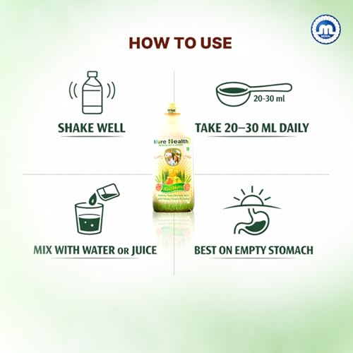 Image of Aloe More Aloe Vera Juice 500ml +100ml extra | Natural Detox Drink with Honey, Ginger & Lemon | Ayurvedic Health Drink for Glowing Skin & Healthy Hair| Improves Digestion & Detoxifies Body | Pack of 1