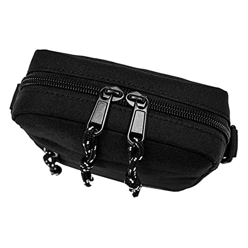 Bolsa masculina casual para celular pequena bolsa de viagem masculina mini leve zíper sólido para es