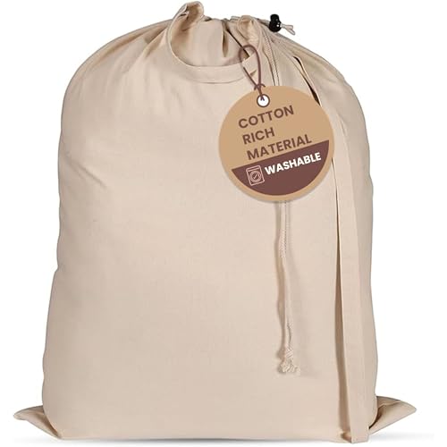LFH 100% Cotton Canvas Large Laundry Bag