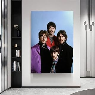 EVMILA Poster classique des Beatles sur toile – Impression d’art moderne pour chambre à coucher – 50 x 75 cm - Les Beatles, Paul McCartney, John Lennon, RIngo Starr, George Harrison EVMILA Poster classique des Beatles sur toile - Impression d'art moderne pour chambre à coucher - 50 x 75 cm – Image 7