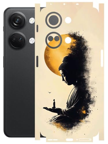 Image of AtOdds - Full Body Back Screen Guard Protector Film - Lamination Wrap Skin Sticker Compatible with ONEPLUS NORD 3 (5G) | Scratchproof Matte Finish (Divine)