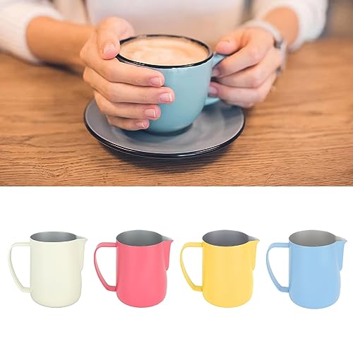 Jarro para espuma de aço inoxidável Jarro para vapor adequado para café, café com leite e espuma de