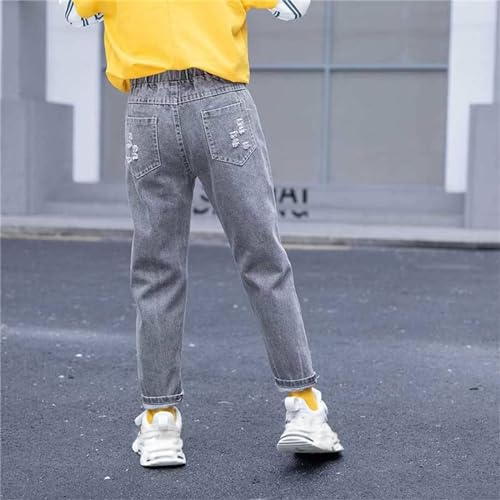 Spring and Autumn New Girls Jeans Fashion Casual Pants Big Small and Medium Sized Girls Girl Baby Sequins2