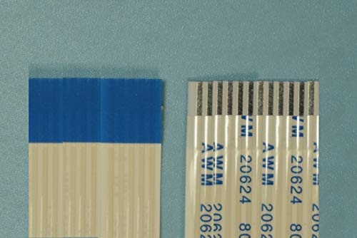 Gimax 100pcs Flexible Flat Cable FFC 12 PIN 1.25 mm pitch reverse Sides 70 80 100 150 200 250 300 700 800 mm Length Different Type B - (Color: Length 70mm)