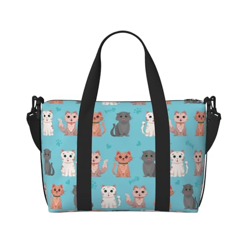 Sac ordinateur femme antichoc et grand sac de sport glamour chat
