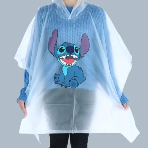 Jerry Leigh Adult's Stitch Print Rain Poncho4