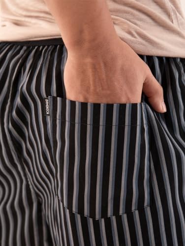 Image of DAMENSCH Printed Breeeze Inner Boxers for Men, Ultra-Light Boxers, 100% Cotton Shorts Pant for, Breathable Woven Inner Cotton Shorts.