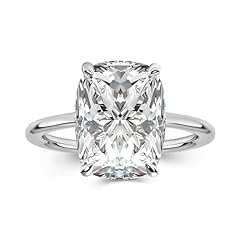 4.5CT, 18K White Gold Plated