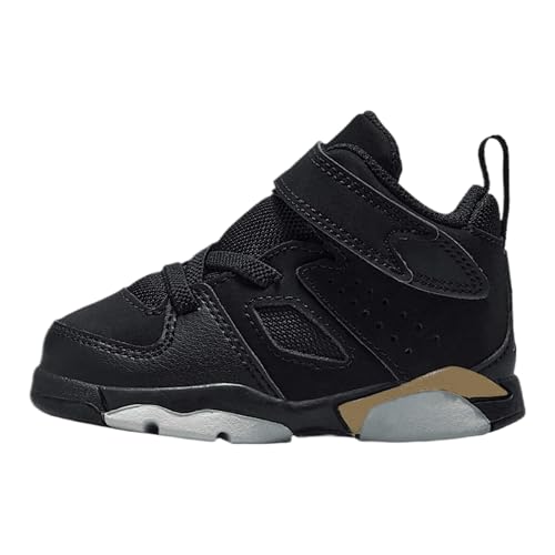 Jordan Flight Club '91 Baby/Toddler Shoes (DM1687-007, Black/Metallic Gold)