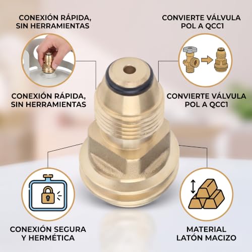 Válvula de servicio para tanque de gas 6 Imagen adicional