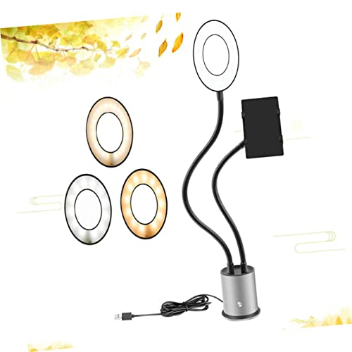 OSALADI 2 Peças De Luzes De Mesa Suporte De Clipe De Telefone Suporte De Telefone Com Suporte De Lâm