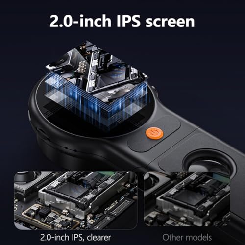 Microscope numérique haute définition écran IPS pliable pour identification