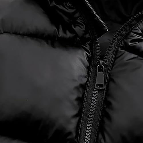 Boys Girls Full Zip up Hooded down Vest Windproof Warm Lightweight Sleeveless Quilted Puffer Jackets with Pockets2