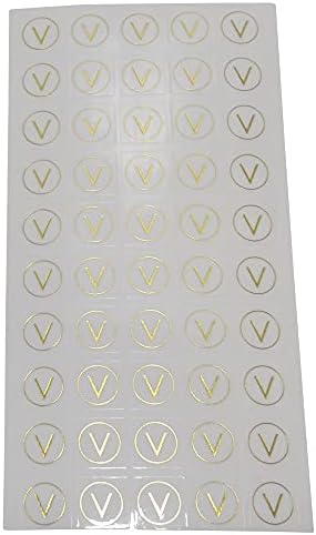 Vegan Food Choice Stickers for Place Cards- Meal Stickers (Clear with Gold Icon) by Savor The Memories image 5