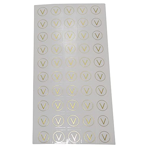 Vegan Food Choice Stickers for Place Cards- Meal Stickers (Clear with Gold Icon) by Savor The Memories