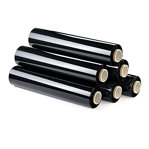 Keraiz 6 Rollos Film Estirable Manual, Negro, 0