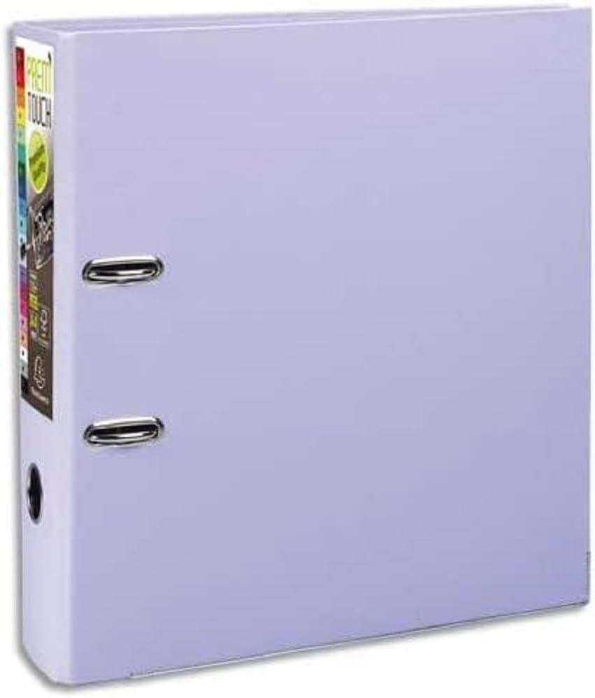 Exacompta - Ref 53244E - Prem'Touch PP Lever Arch File - 320 X 300mm In Size, 2 Rings, Can Hold A4 Documents, 50mm Spine, 55mm Rings, FSC-Certified - View #2