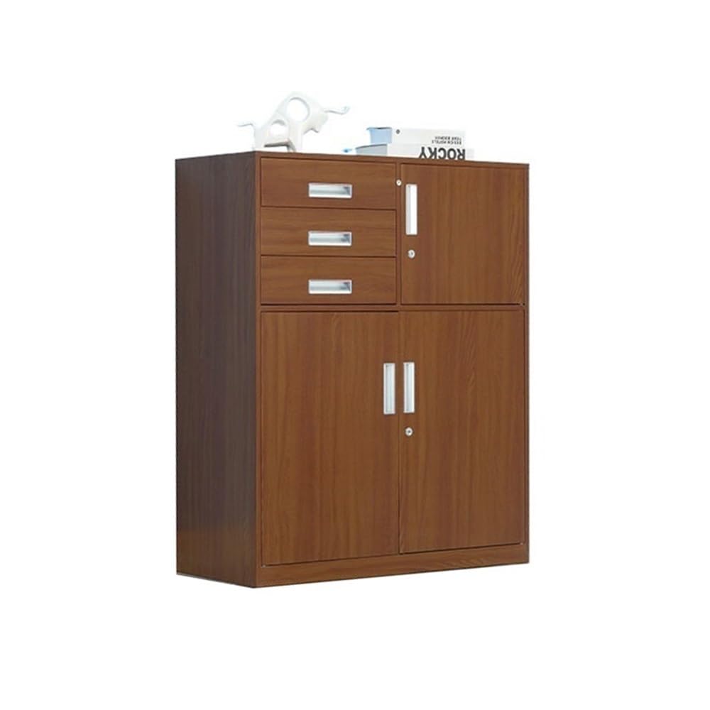 Aioneer Bruin File Cabinet Multifunctional Office File Cabinet Large Capacity Three-Drawer File Data Storage Cabinet 1 Iron Household Storage Cabinet Filing Cabinet
