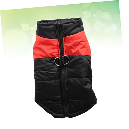 Chaleco cálido para perros con forro de algodón cortavientos e impermeable para el invierno 3