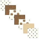 Luvable Friends Hudson Baby Flannel Receiving Blankets 7pk, Forest Bear