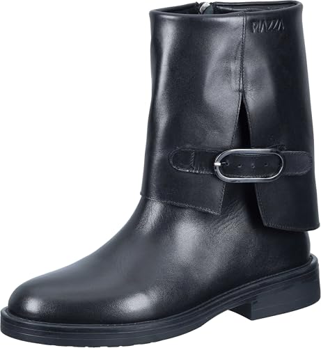 Bottine Piazza Femme 960450-01 boots confortables en cuir noir pour l'hiver