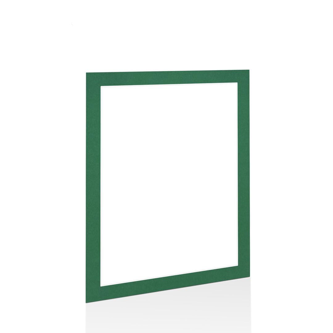 Procut Global 80x60cm Emerald Picture Mounts to Fit 70x50cm Aperture - Precision Cut Cardboard Photo Mount - Ideal for Frames, Prints, Artwork & Certificates - Sizes & Colours Available