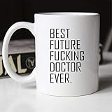 NA Meilleur Futur Docteur Putain Mug, Tasse Professionnelle, Tasse pour Futur médecin, Tasse de Docteur, Futur Docteur Mug, Cadeau pour médecin, Tasse à café