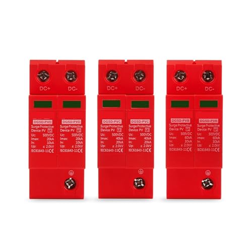 DC SPD �T�[�W�ی쑕�u�� 20ka 40ka 60ka 2P 500V 600V 800V 1000V(1000V,10-20KA)
