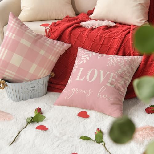 Déco canapé romantique avec housse de coussin Saint-Valentin - 6