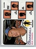 1973 Topps Set Break Two #646 Del Crandall Milwaukee Brewers MG Coaches/Harvey Kuenn/Joe Nossek/Bob Shaw/Jim Walton Official MLB Baseball Card (See Photo For Condition)